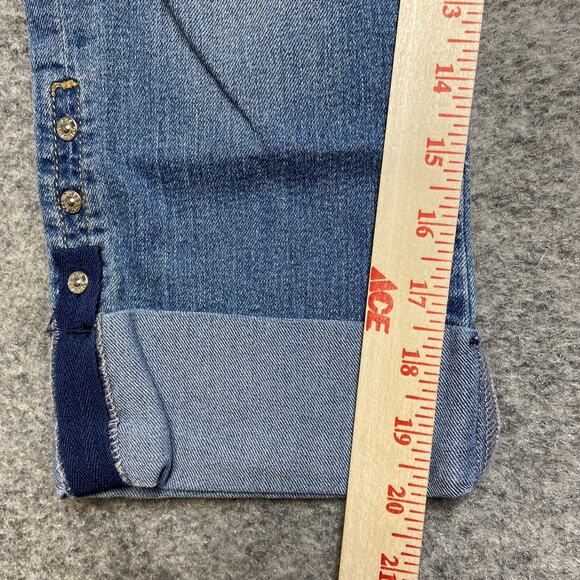 Guess Low Rise Jegging Maxine Fit Cropped Jeans Women's Size 27 Blue Denim - Picture 5 of 14